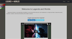Desktop Screenshot of legendsandworlds.com